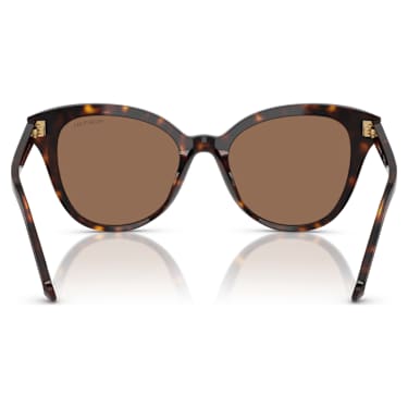 Sunglasses, Butterfly shape, SK6031, Brown - Swarovski, 5765722