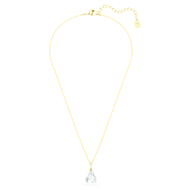 Pendente Lunar, Taglio Oval, Bianco, Finitura oro 18K - Swarovski, 5766797