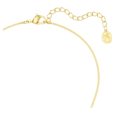 Pendentif Lunar, Taille ovale, Blanc, Doré à l’or 18 carats (750/1000) - Swarovski, 5766797