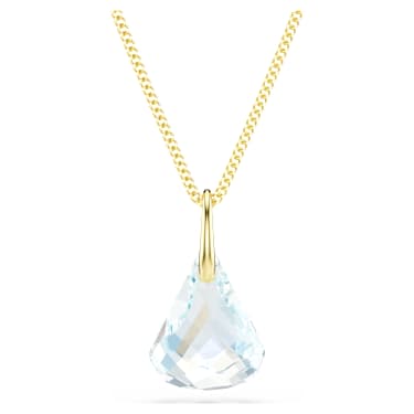 Lunar 鏈墜, 橢圓形切割, 白色, 18K 金飾面 - Swarovski, 5766797