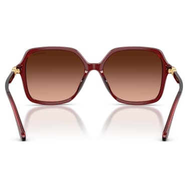 Sunglasses, Square shape, SK6067, Burgundy - Swarovski, 5767682