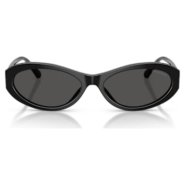 Sunglasses, Oval shape, SK6069, Black - Swarovski, 5767684