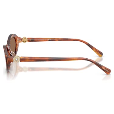 Gafas de sol, Forma ovalada, SK6069, Havana - Swarovski, 5767686