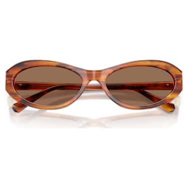 Gafas de sol, Forma ovalada, SK6069, Havana - Swarovski, 5767686