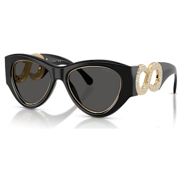 Sonnenbrille, Pilotenform, SK6072, Schwarz - Swarovski, 5767697
