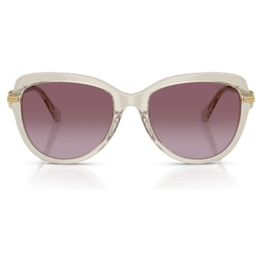 Sonnenbrille, Schmetterlingsform, SK6073, Beige - Swarovski, 5767698