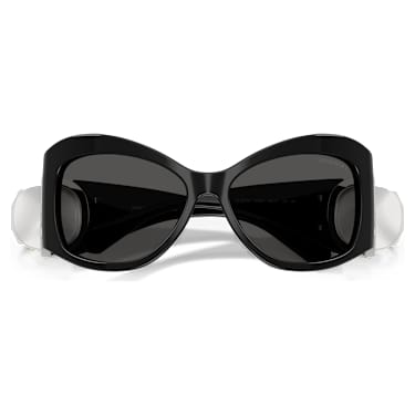Sunglasses, Butterfly shape, SK6074, Black - Swarovski, 5767699