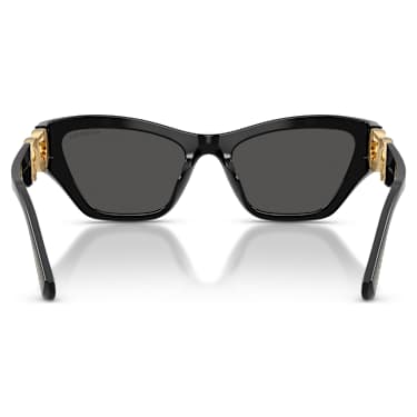 Sunglasses, Cat-Eye shape, SK6076, Black - Swarovski, 5767700