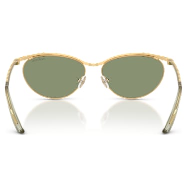 Sunglasses, Cat-Eye shape, SK7046, Green - Swarovski, 5767703