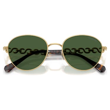 Gafas de sol, Forma redonda, SK7049, Tono dorado - Swarovski, 5767708