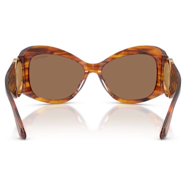 Occhiali da sole, Forma a farfalla, SK6074, Havana - Swarovski, 5767822