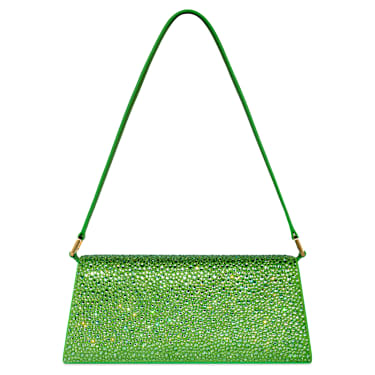 Sublima táska, Kristályok, Bőr, Zöld - Swarovski, 5769034