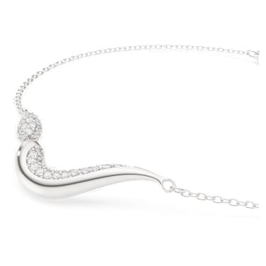 Bracelet Swarovski Classica, Taille ronde, Blanc, Argent sterling - Swarovski, 5778085
