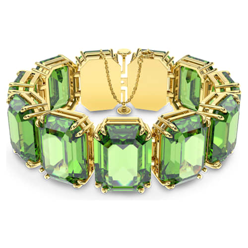 Oktagonschliff : Smaragd Oktagonschliff 0 87 Karat Diamantring Diamantarmband Diamant / Länge 40 cm, breite 2,6 cm, 79,8 g.