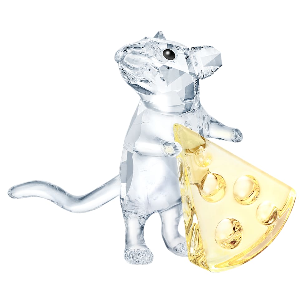 Mouse with cheese by SWAROVSKI