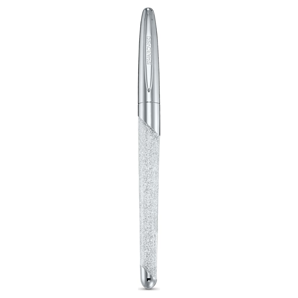 Crystalline Nova rollerball pen, Silver Tone, Chrome plated by SWAROVSKI