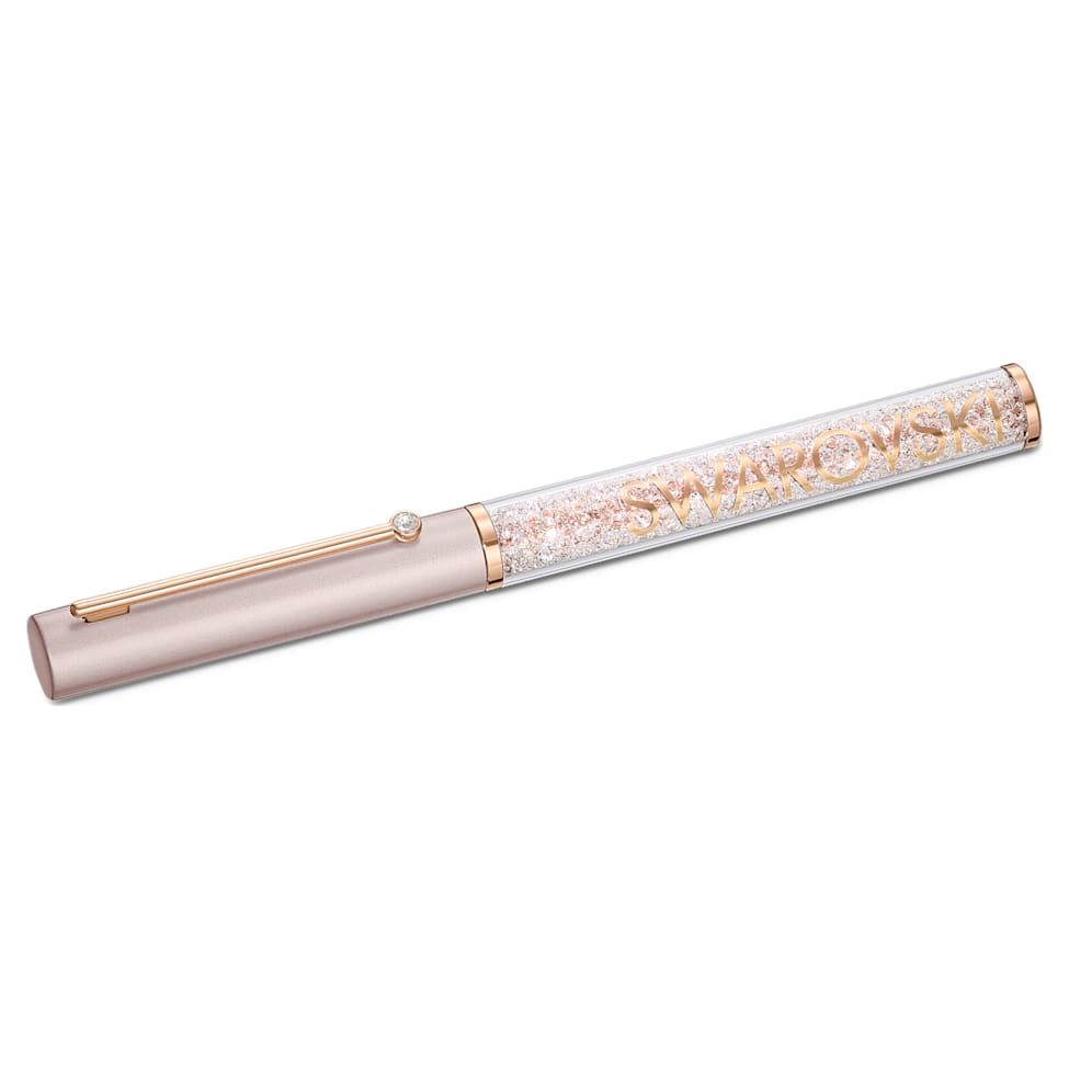 Crystalline Gloss ballpoint pen, Rose gold tone, Pink lacquered, rose gold-tone plated by SWAROVSKI