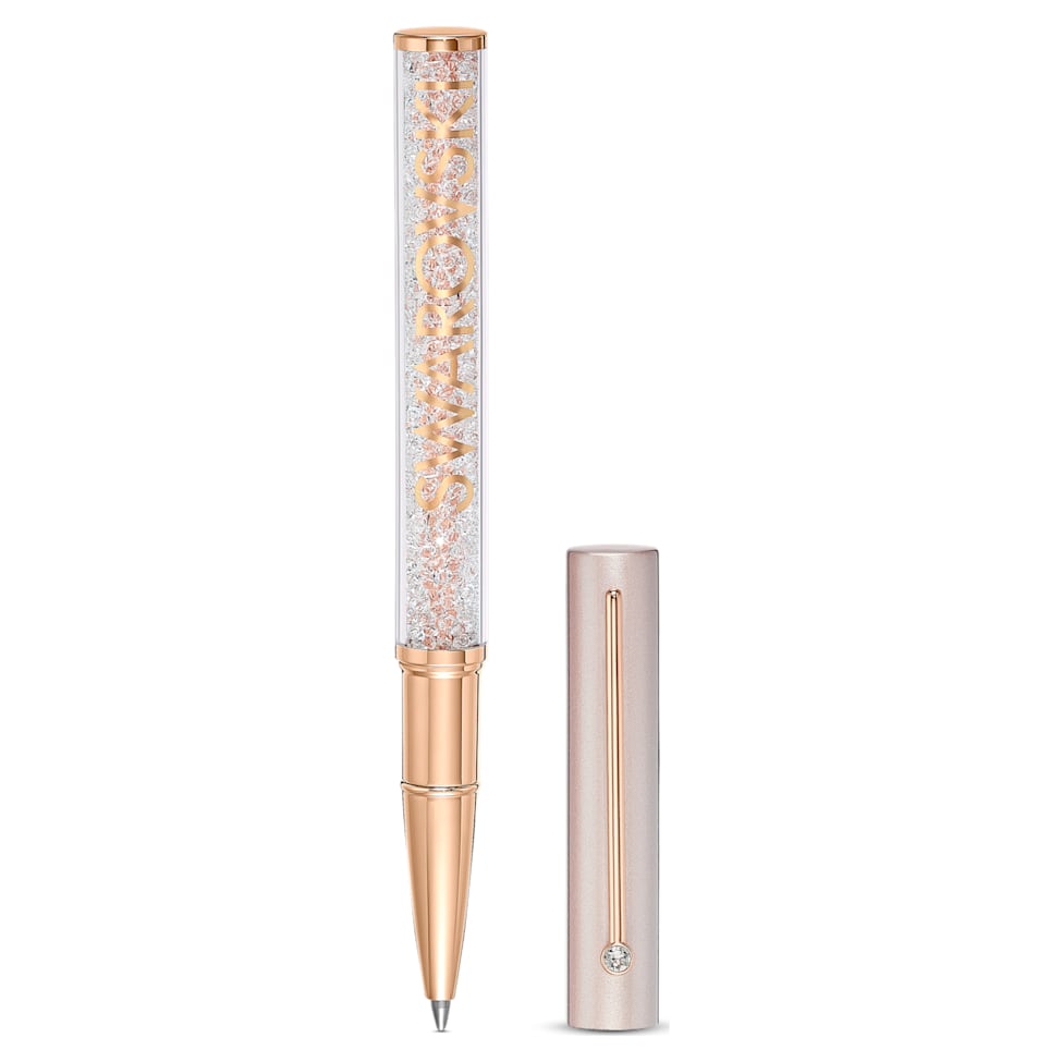 Crystalline Gloss ballpoint pen, Rose gold tone, Pink lacquered, rose gold-tone plated by SWAROVSKI