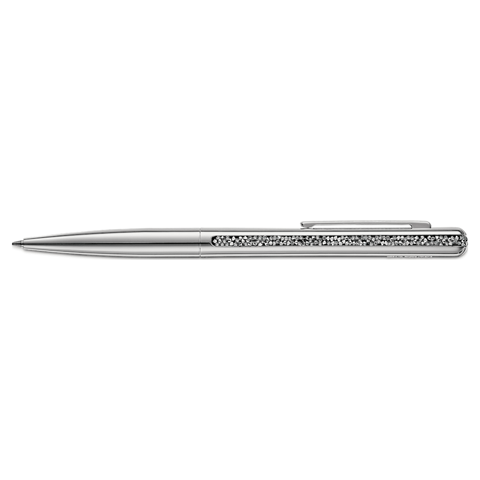 Crystal Shimmer ballpoint pen, Silver Tone, Chrome plated by SWAROVSKI
