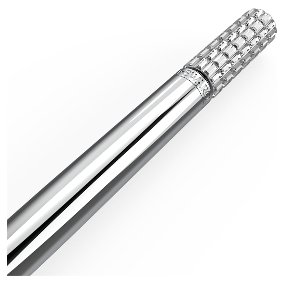 Ballpoint pen, Silver Tone, Chrome plated by SWAROVSKI