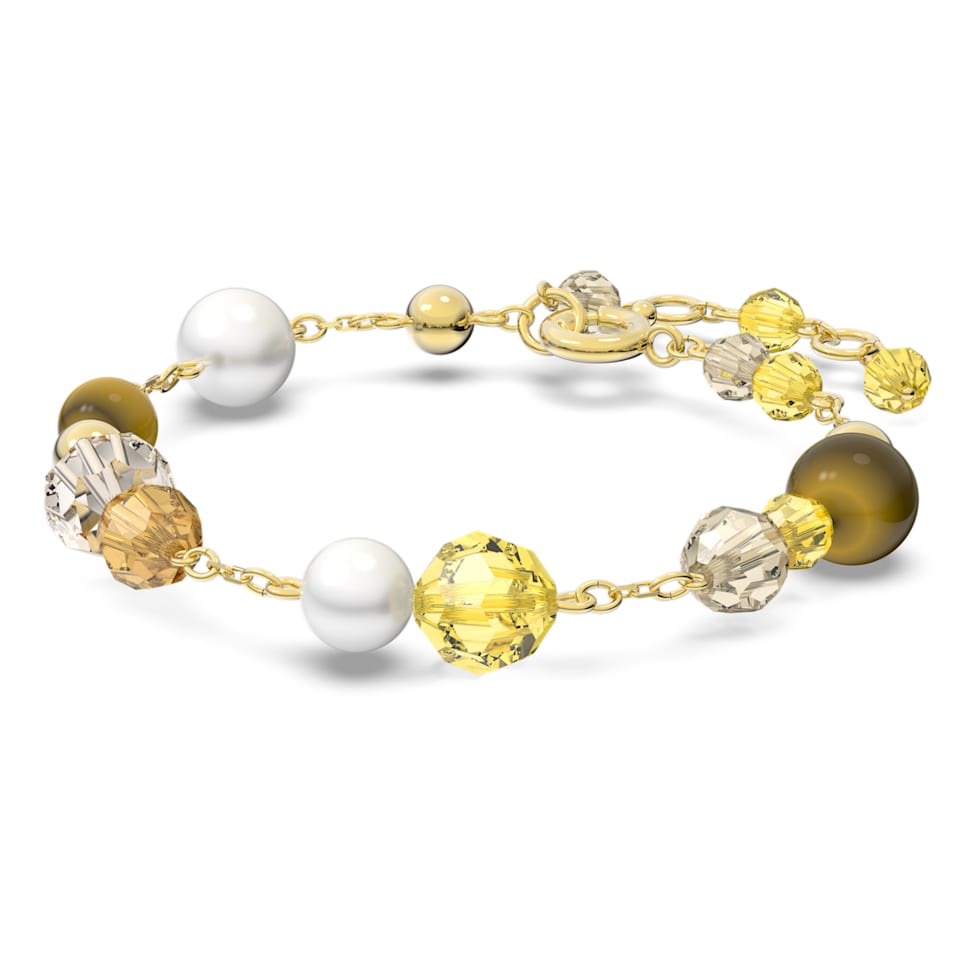 Somnia bracelet, Multicolored, Gold-tone plated by SWAROVSKI