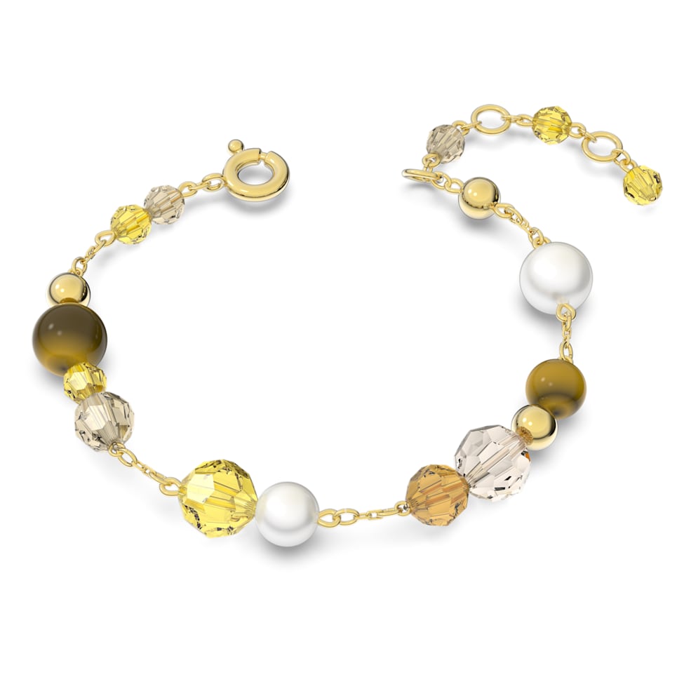 Somnia bracelet, Multicolored, Gold-tone plated by SWAROVSKI