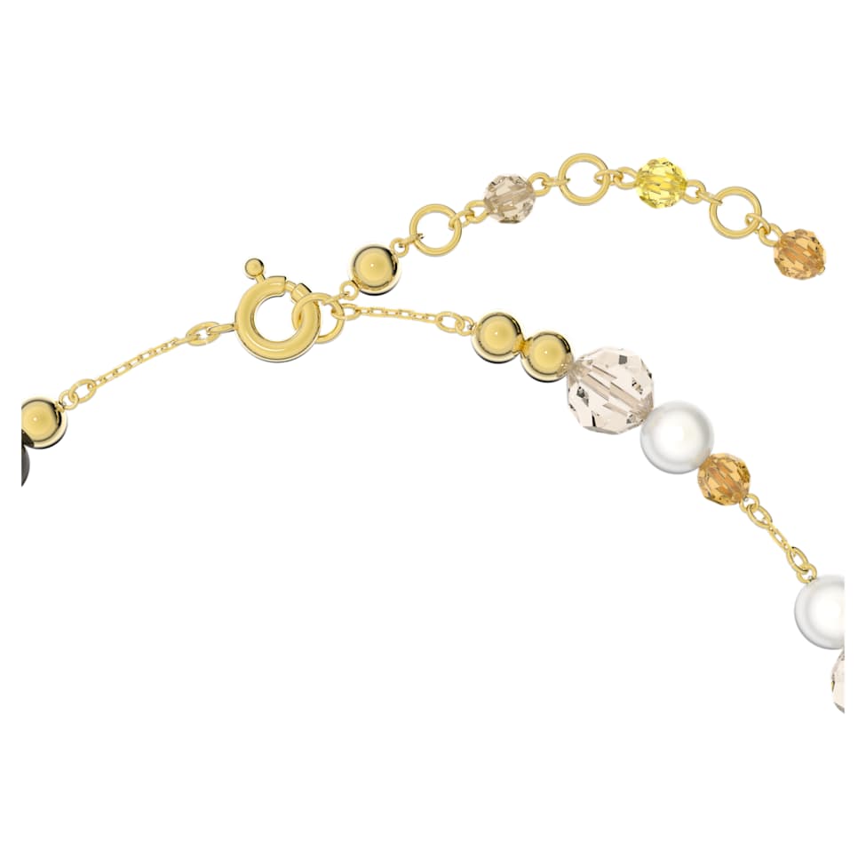Somnia necklace, Long, Multicoloured, Gold-tone plated by SWAROVSKI