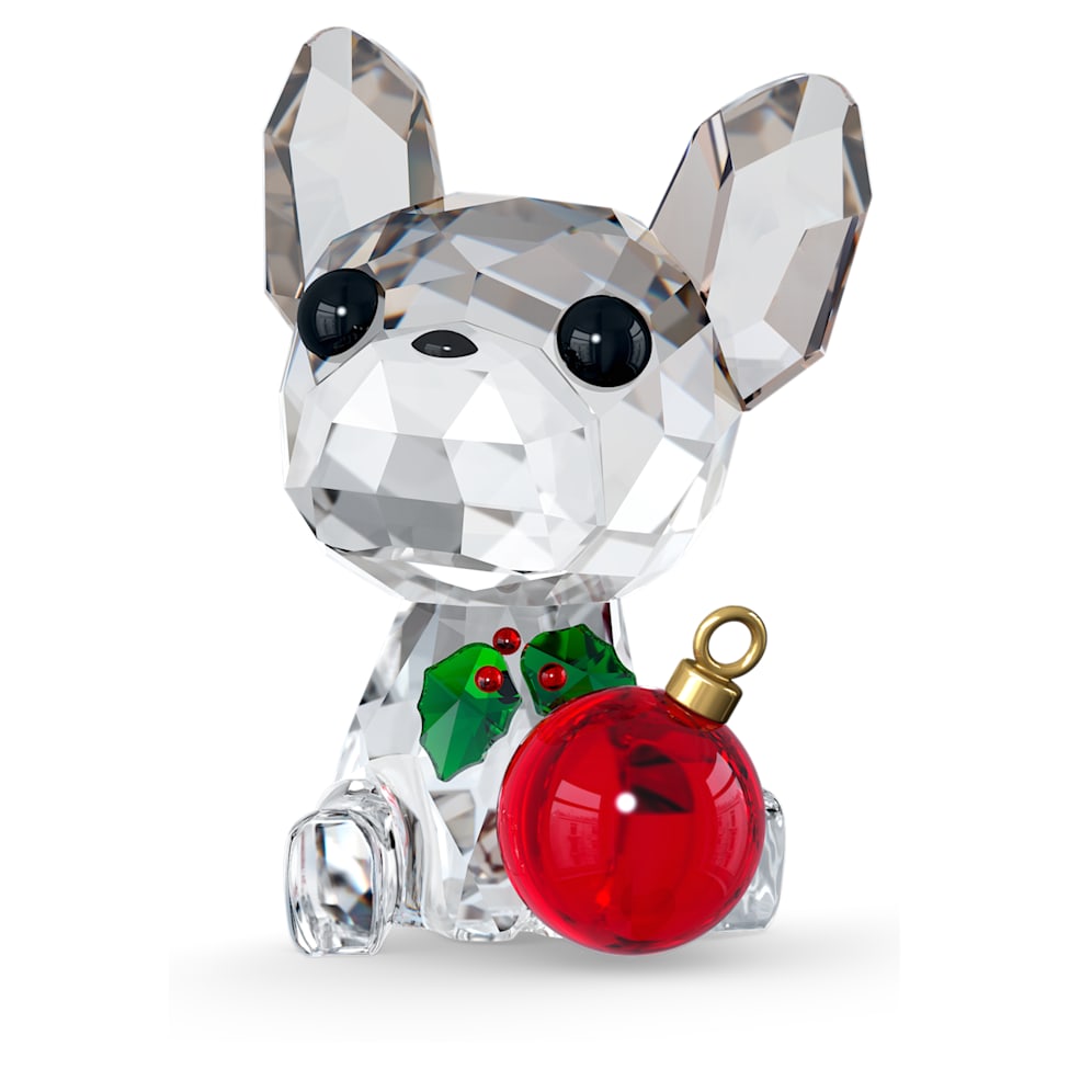 Holiday Cheers French Bulldog by SWAROVSKI