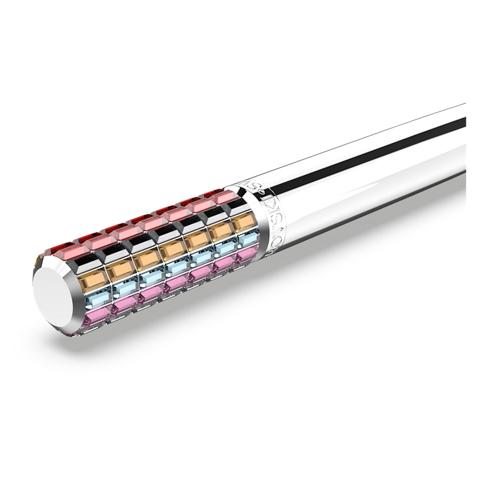 Ballpoint pen, Multicolored, Chrome plated by SWAROVSKI