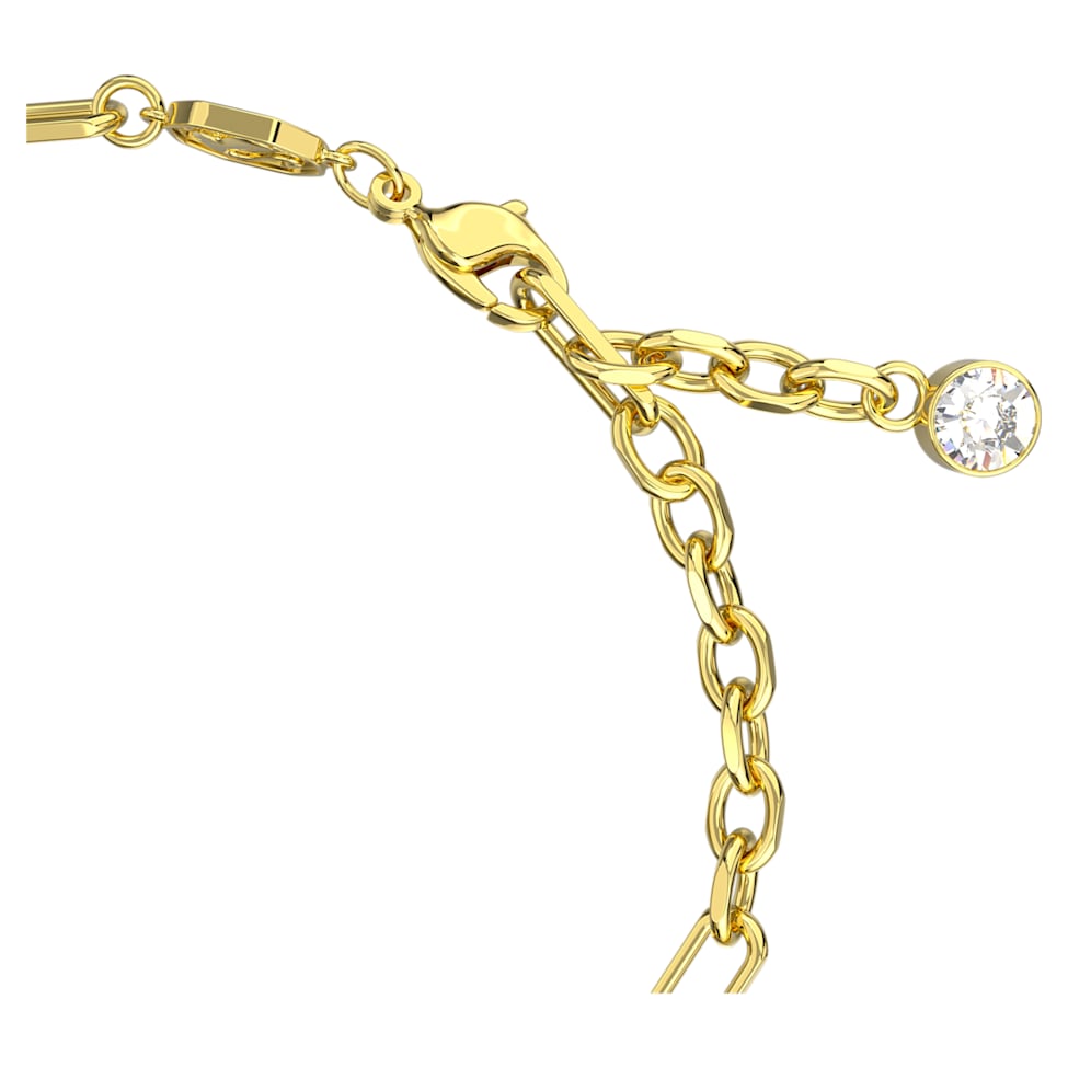 Zodiac bracelet, Leo, Gold tone, Gold-tone plated by SWAROVSKI