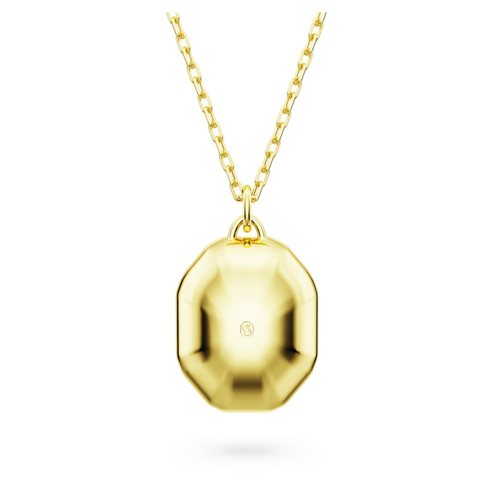 Chroma pendant, Mixed cuts, Small, Multicolored, Gold-tone plated by SWAROVSKI