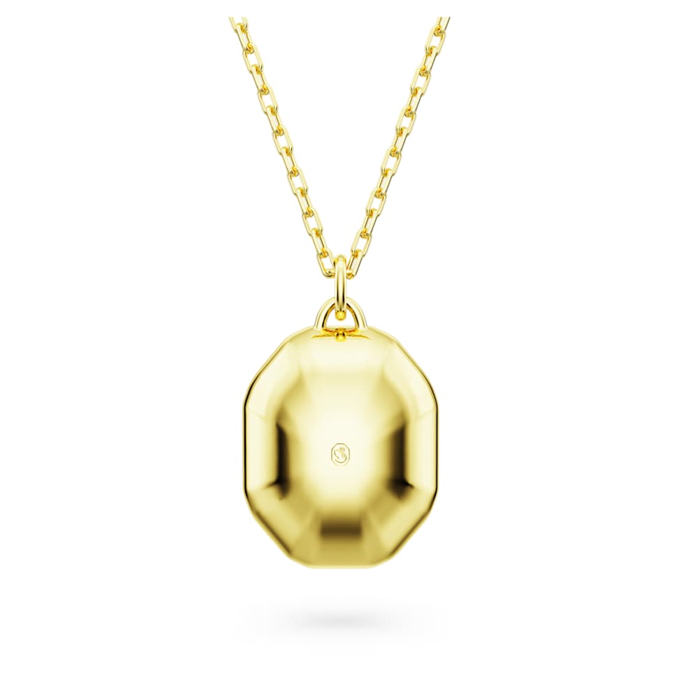 Chroma pendant, Mixed cuts, Small, Multicoloured, Gold-tone plated by SWAROVSKI
