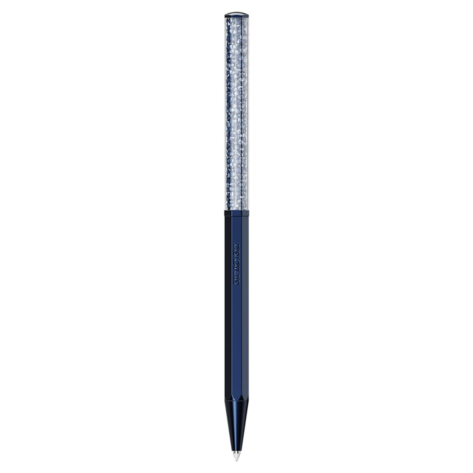 Crystalline ballpoint pen, Octagon shape, Blue