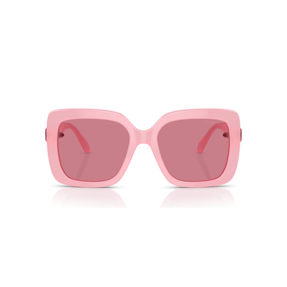 Sunglasses, Oversized, Square shape, SK0061, Pink by SWAROVSKI