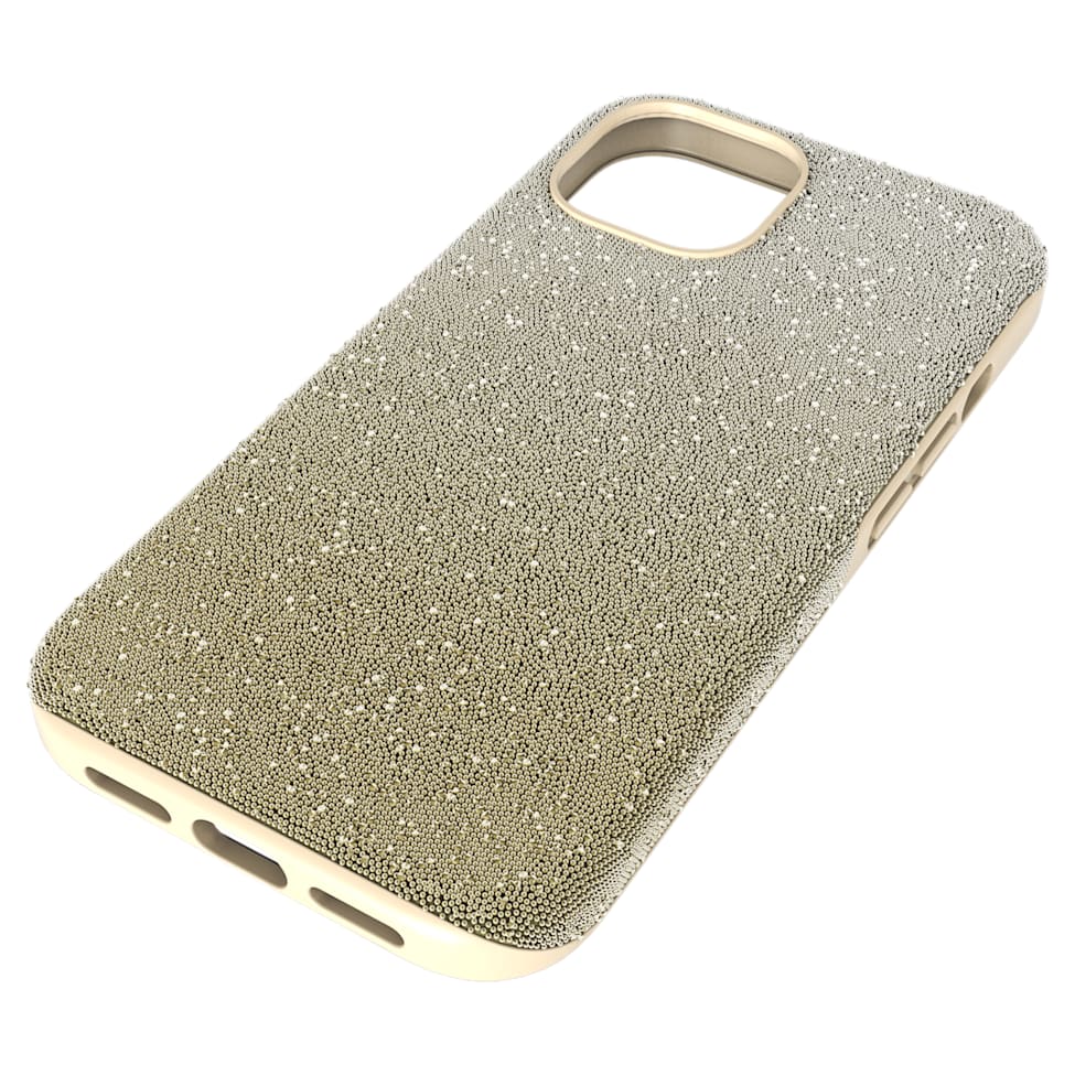 High smartphone case, Colour gradient, iPhone® 15, Gold tone by SWAROVSKI