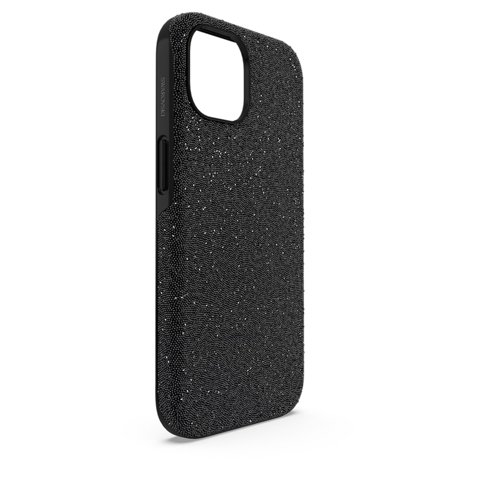 High smartphone case, iPhone® 15, Black by SWAROVSKI