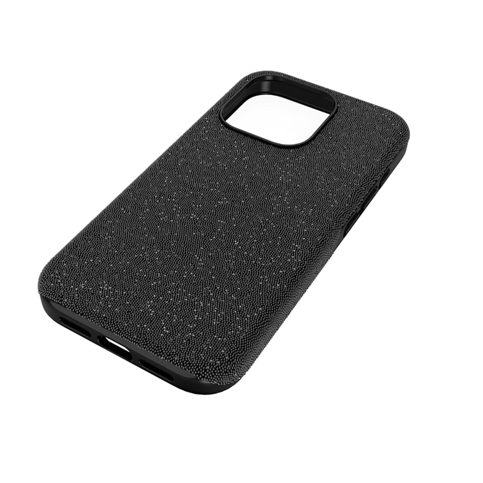 High smartphone case, iPhone® 15 Pro, Black by SWAROVSKI