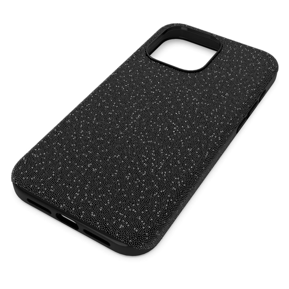 High smartphone case, iPhone® 15 Pro Max, Black by SWAROVSKI
