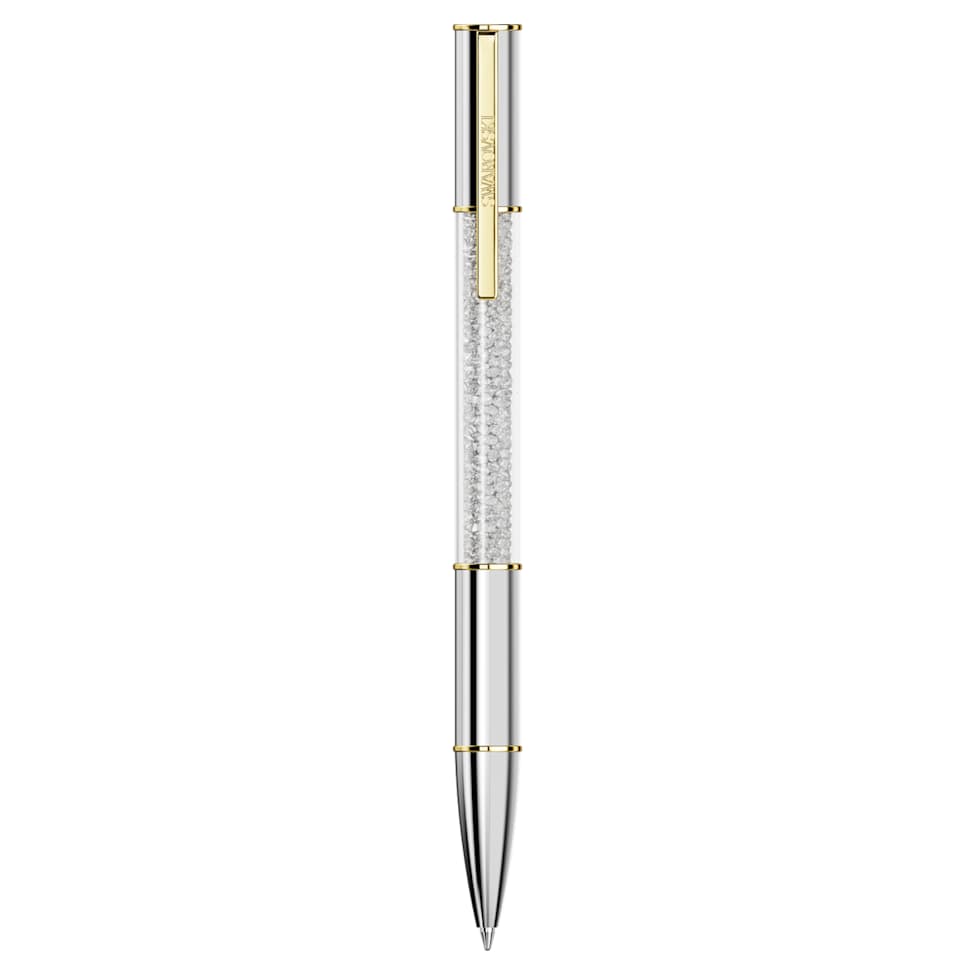 Crystalline Lustre ballpoint pen, Silver tone, Mixed metal finish by SWAROVSKI