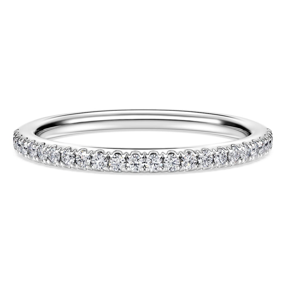 Eternity band ring, Laboratory grown diamonds 0.2 ct tw, Sterling silver by SWAROVSKI