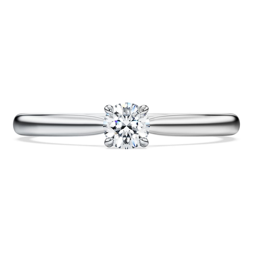 Eternity solitaire ring, Laboratory grown diamonds 0.25 ct tw, Sterling silver by SWAROVSKI