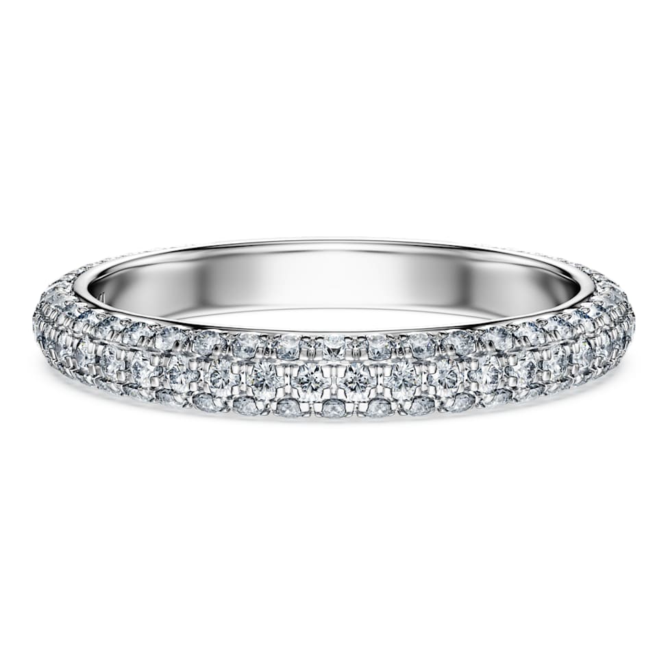 Eternity band ring, Laboratory grown diamonds 0.75 ct tw, 14K white gold by SWAROVSKI