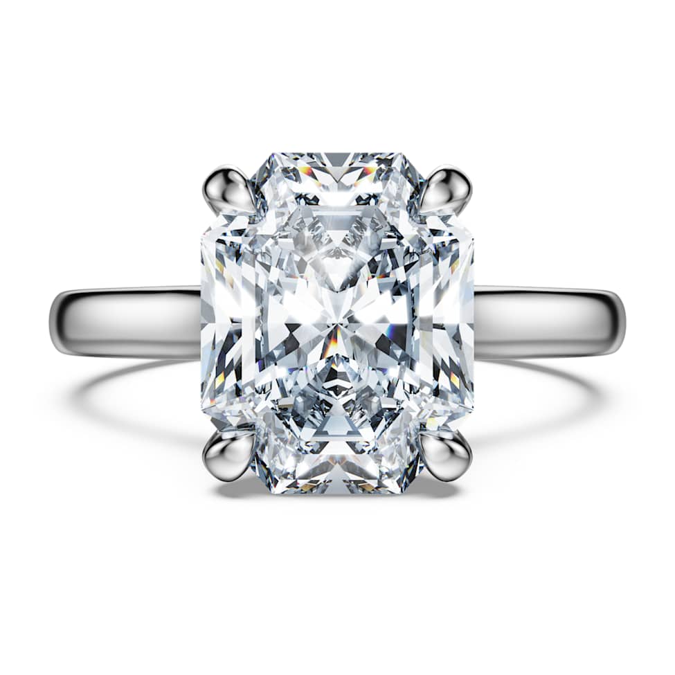 Eternity solitaire ring, Laboratory grown diamonds ct tw, Octagon cut