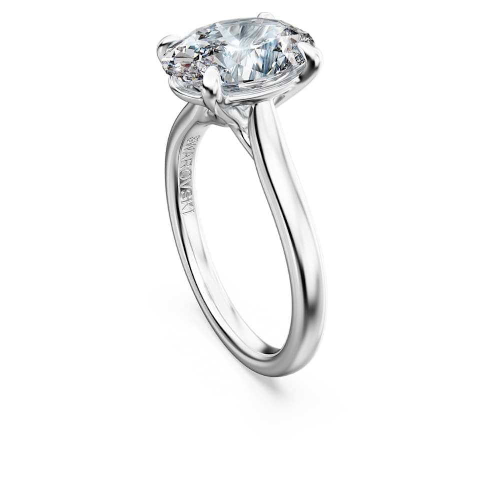 Eternity solitaire ring, Laboratory grown diamonds ct tw, Oval cut