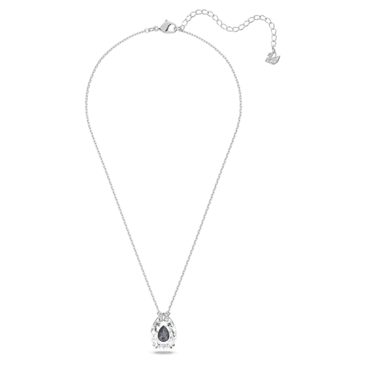 Elegance of Africa necklace, White, Rhodium plated by SWAROVSKI