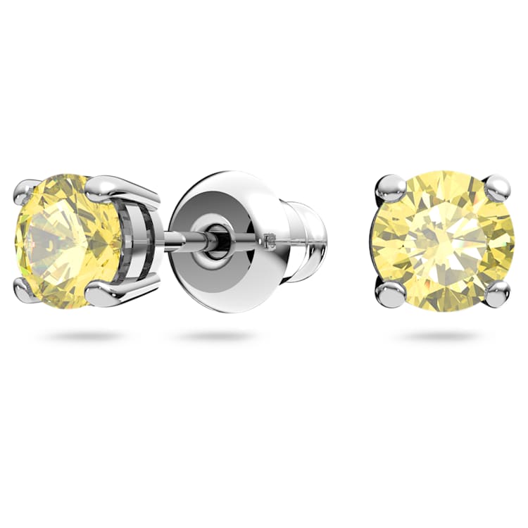 Idyllia set, Mixed cuts, Sun, Yellow, Mixed metal finish by SWAROVSKI