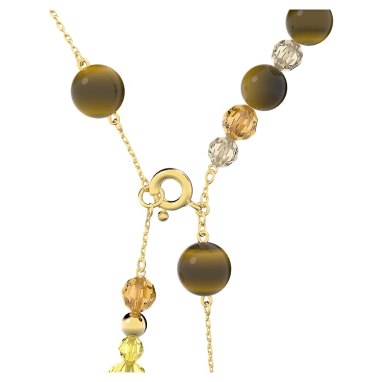 Somnia Y necklace, Multicoloured, Gold-tone plated by SWAROVSKI