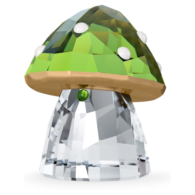 Holiday Cheers Green Mushroom by SWAROVSKI