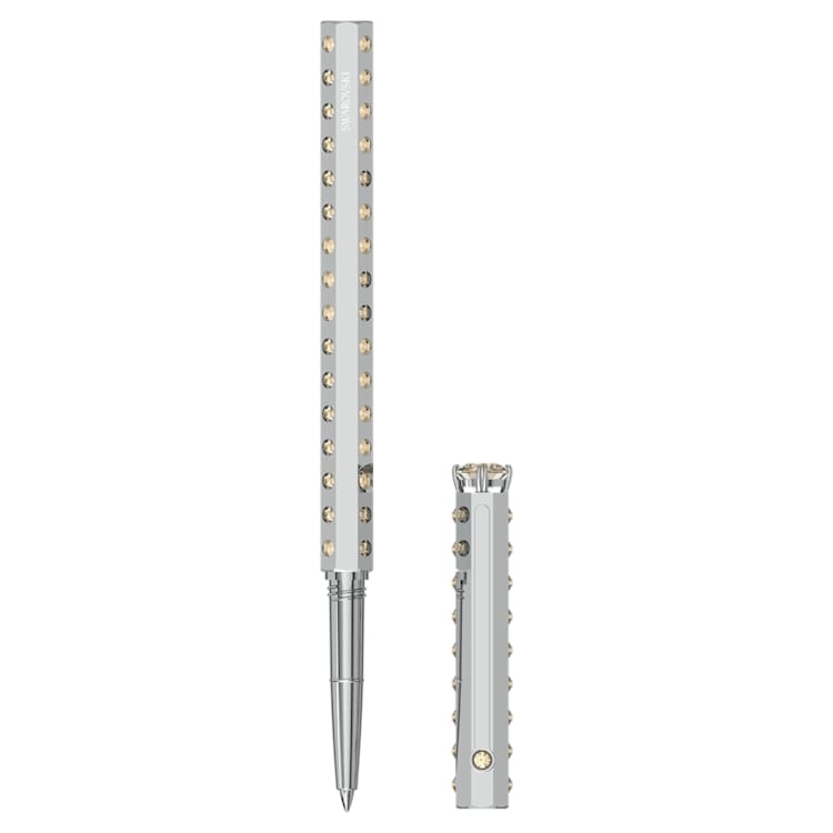 SCS ballpoint pen, Statement, Silver Tone, Chrome plated by SWAROVSKI