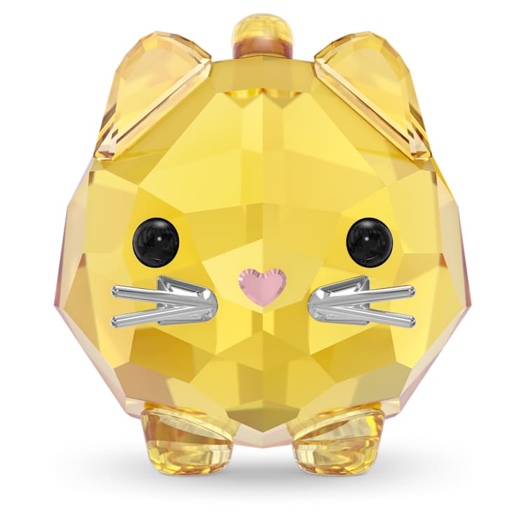 Chubby Cats Yellow Cat by SWAROVSKI